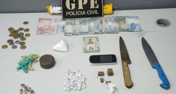 Polícia Civil realiza apreensão de drogas durante o Carnaval