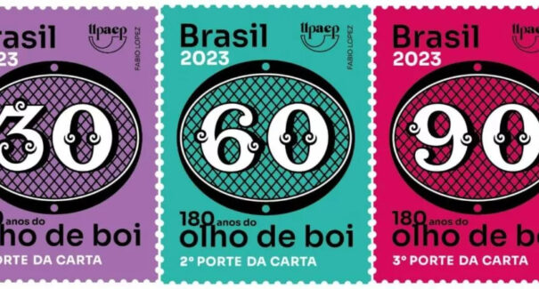 Correios celebra Dia do Selo com homenagem aos 180 anos do Olho de boi