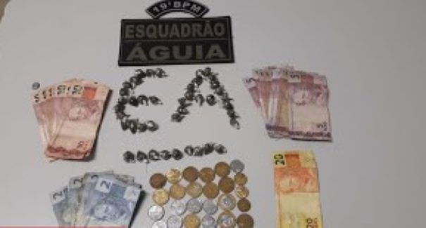 Adolescente é preso com 42 porções de maconha em Trizidela do Vale