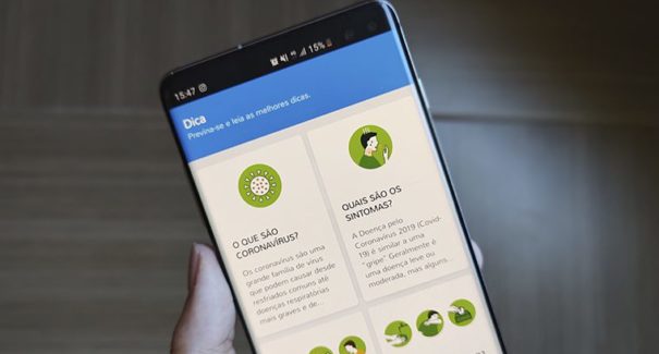 Aplicativo do Ministério da Saúde identifica sintomas do coronavírus