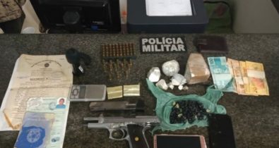 Dois homens são presos por tráfico de drogas em Morros