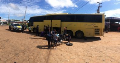 No Maranhão ônibus clandestino vindo de São Paulo fura barreira sanitária