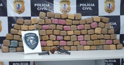 Polícia Civil realiza operação contra tráfico de drogas e apreende 100kg de maconha