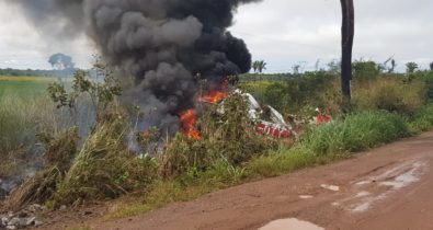 Piloto de avião monomotor morre em acidente na BR-135