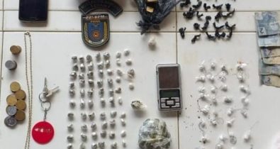Policiais Militares apreendem grande quantidade de drogas em ação