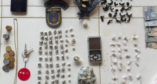 Policiais Militares apreendem grande quantidade de drogas em ação