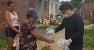 Grupo de São Luís entrega cestas básicas para desempregados durante a pandemia