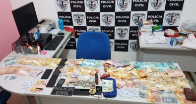 Polícia prende cinco suspeitos de tráfico de drogas