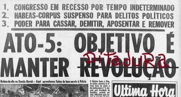 Você se lembra o que foi o AI-5? Confira 3 movimentos marcantes