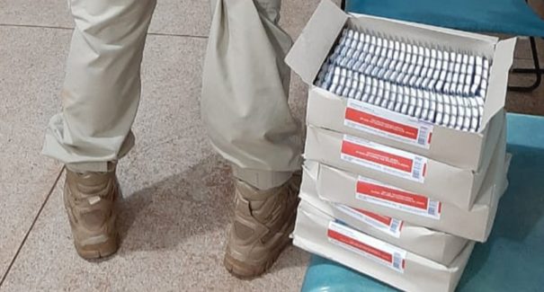 PRF apreende 2500 comprimidos de Azitromicina