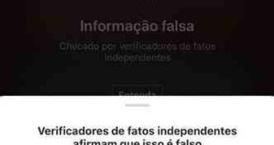 COVID-19: Instagram oculta postagem de Bolsonaro com informação falsa