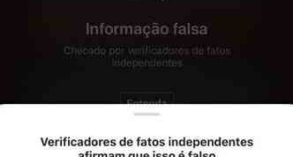 COVID-19: Instagram oculta postagem de Bolsonaro com informação falsa