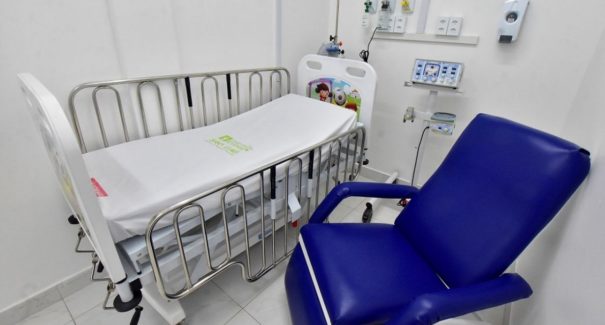 Crianças contam com ala exclusiva para atendimento de pacientes com Covid-19