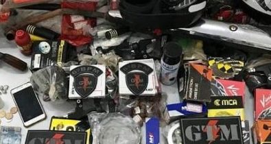 Polícia prende quadrilha que furtava lojas de peças de motocicletas