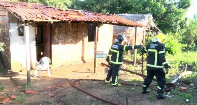 Confusão entre família acaba em residência incendiada em Bacabal