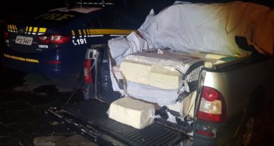 PRF apreende 500kg de queijo transportado de forma irregular