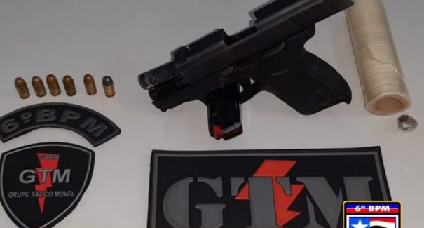 Adolescente é apreendido por posse irregular de arma de fogo
