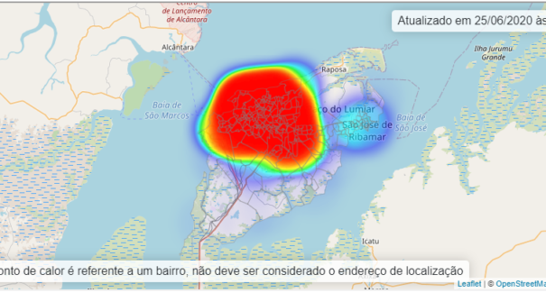 Confira a lista de bairros de São Luís e Região Metropolitana com casos confirmados de Covid-19