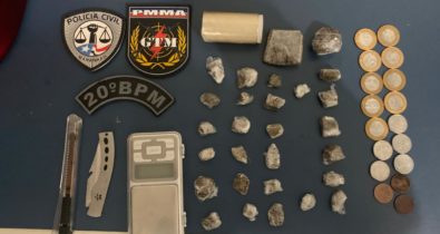Polícia prende suspeito de tráfico de drogas no Residencial Terra Livre