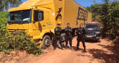 Polícia recupera veículo e cargas dos Correios que foram  roubados da BR-010 no Maranhão
