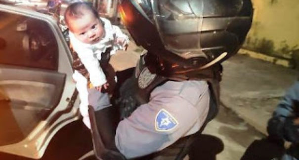 PM socorre bebê engasgado com leite materno em Paço do Lumiar
