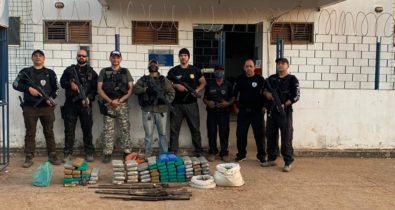 Polícia Civil apreende drogas e armas na reserva do Gurupi no Maranhão