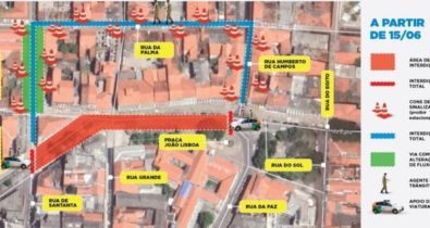 Trânsito no Centro de São Luís sofre alterações a partir desta segunda; veja as mudanças