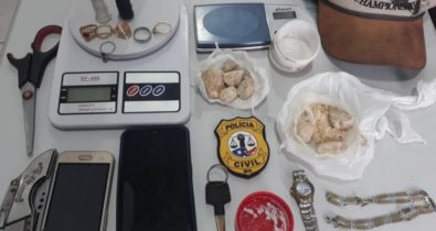 Quatro suspeitos de tráfico de drogas e assaltos são presos em Santa Inês