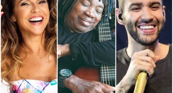 Lives para a semana contam com nomes como Gusttavo Lima, Milton Nascimento e Daniela Mercury