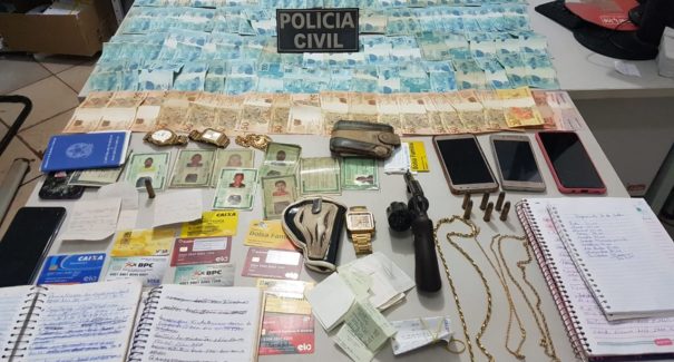Duas pessoas são presas pelo crime de agiotagem em Miranda do Norte