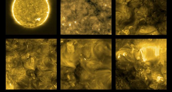 Nasa e Esa divulgam imagens do Sol obtidas pela Solar Orbiter
