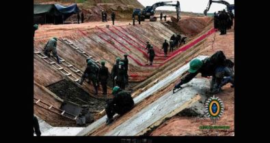 Foto de militares em obra de transposição do rio São Francisco foi tirada no governo Bolsonaro?