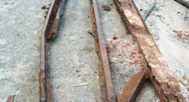 Obras no Largo do Carmo revelam trilhos da era do bonde em São Luís