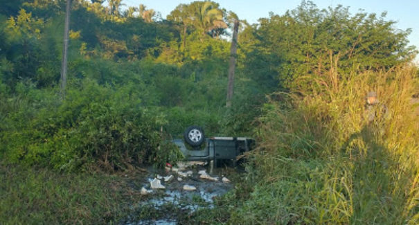 Motorista morre após acidente no Povoado Leite