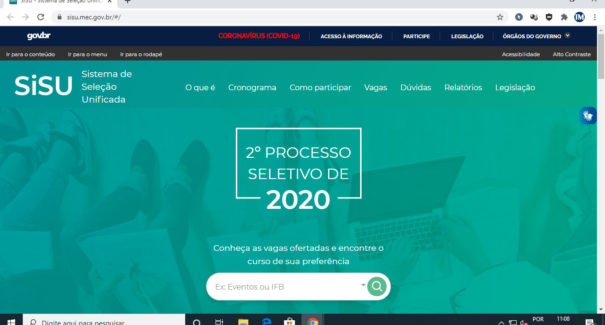 SiSU 2020.2: saiba como consultar vagas em instituições de ensino