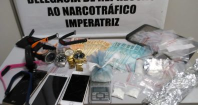 Polícia Civil prende em flagrante motorista de aplicativo que vendia cocaína em Imperatriz