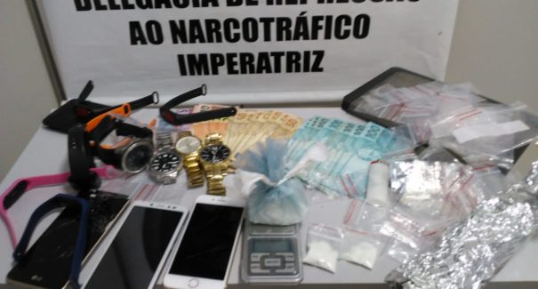 Polícia Civil prende em flagrante motorista de aplicativo que vendia cocaína em Imperatriz