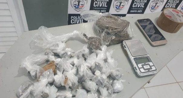 Polícia Civil prende em flagrante mulher suspeita de tráfico de drogas