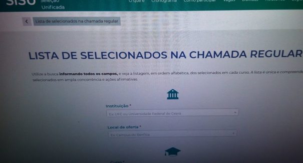 Sisu: inscritos podem conferir se foram selecionados