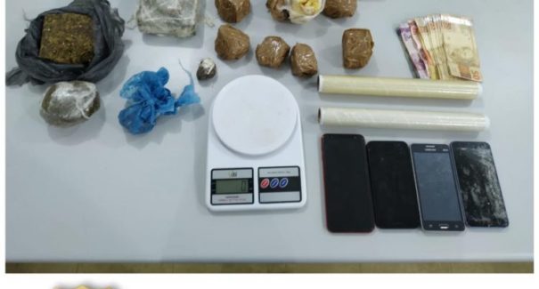 Mulheres são presas e adolescentes apreendidos por tráfico de drogas