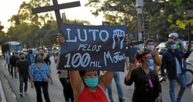 Brasil deve atingir neste sábado um número trágico: 100 mil mortos por covid