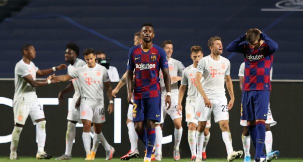 Liga dos Campeões: Bayern massacra Barcelona por 8 a 2 e está na semi