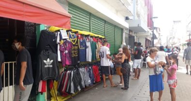 Pandemia aumenta em 30% o número de ambulantes no centro comercial de São Luís