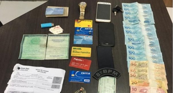 Homem suspeito de receptação e adulteração de chassis de motocicletas é preso pela Polícia Militar