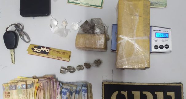 Homem é preso e adolescente é apreendido por tráfico de drogas em Coroatá
