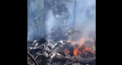 Piloto de avião monomotor morre após aeronave cair em zona rural de Teresina; Vídeo