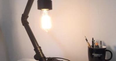 DIY: Aprenda a fazer luminária industrial de cano PVC