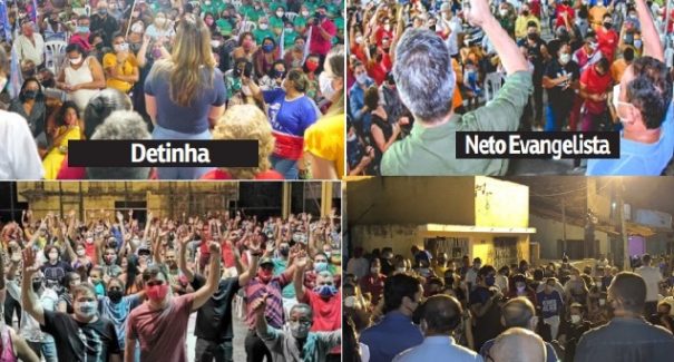 Pré-candidatos podem ser punidos por provocar aglomerações