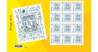 Correios lançam selos comemorativos inspirados em doodles
