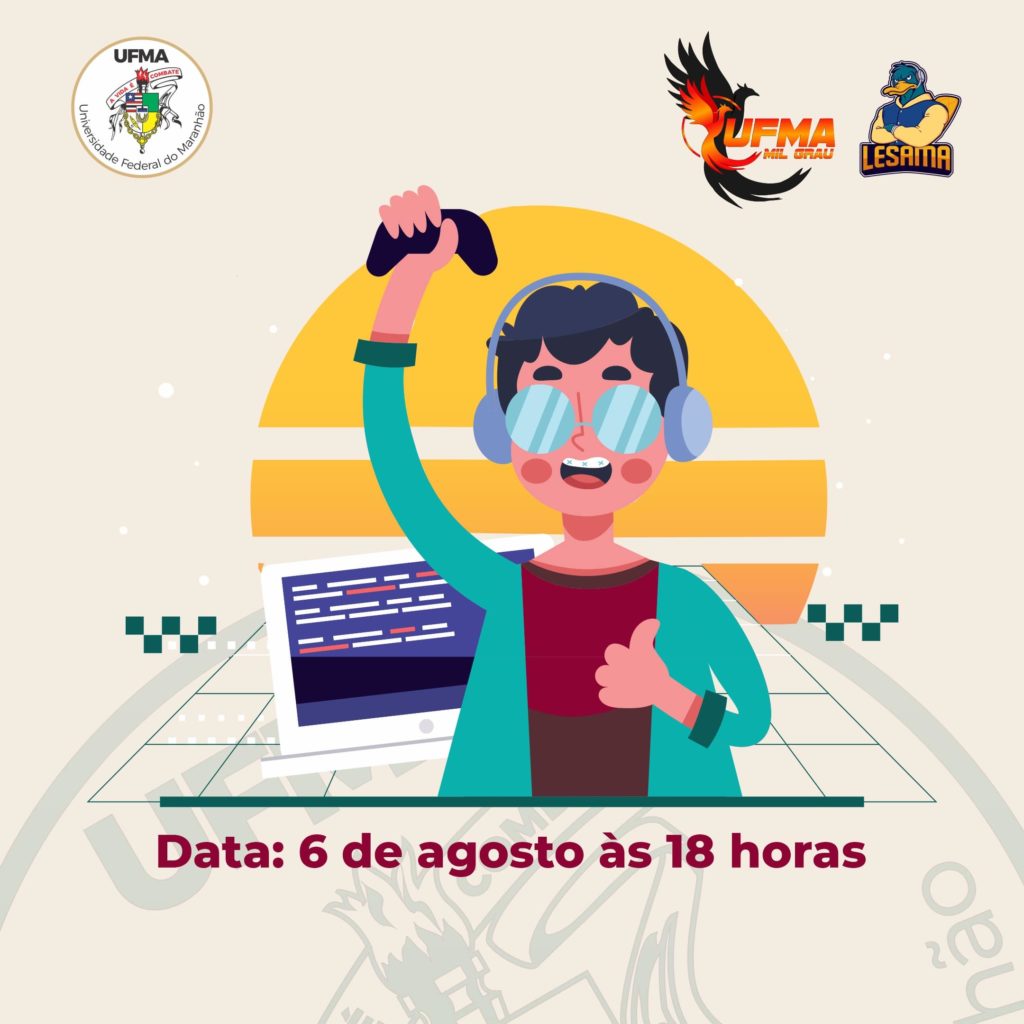 1 Olimpíada de jogos eletrônicos no MA. Imagem: Divulgação UFMA.